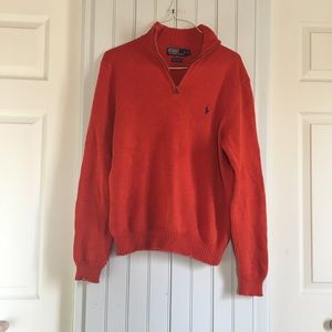 Orange Polo by Ralph Lauren Pullover Sweater